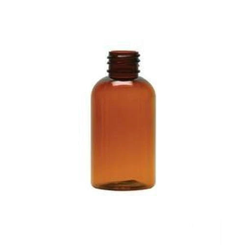 2 Oz Amber Boston Round Bottle 20/410