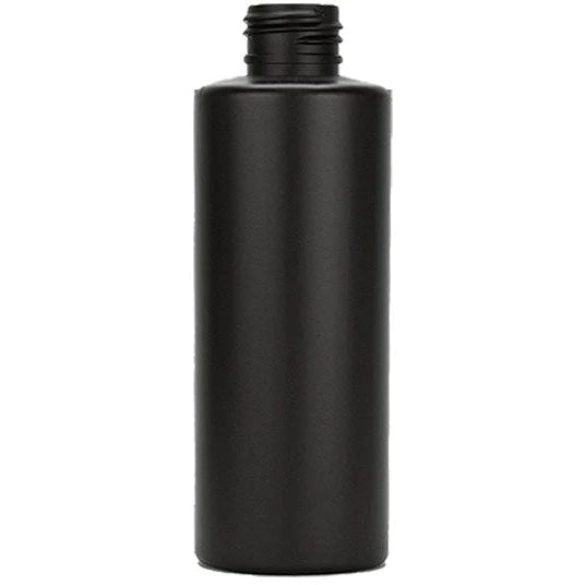 2 Oz Black MATTE Cylinder Bottle 20/410