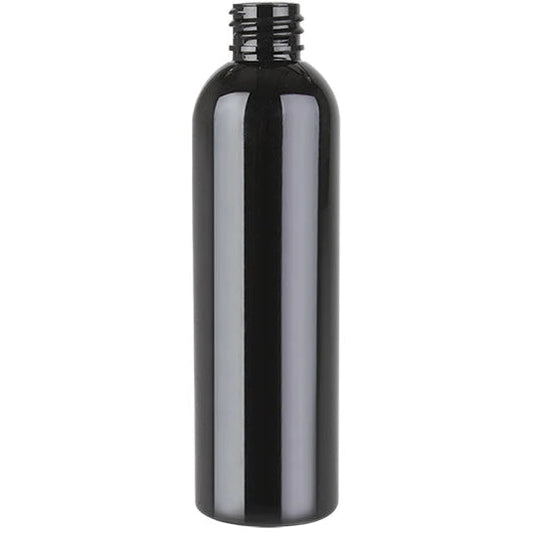 4 Oz Black Bullet Bottle Shiny 20/410