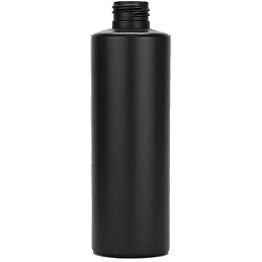 4 Oz Black MATTE Cylinder Bottle 24/410