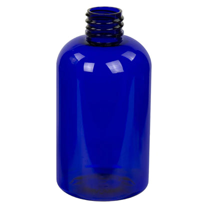 4 Oz Blue Cobalt Boston Round Bottle 20-410