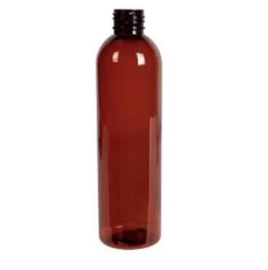 8 Oz Amber Bullet Bottle 24/410