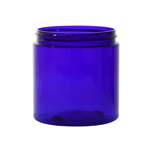 8 Oz Blue Cobalt Single Wall Jar 70-400