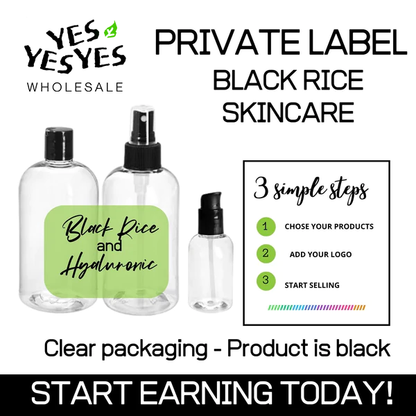 Black Rice & Hyaluronic Pre-Packaged Kit: Cleanser, Toner, Moisturizer